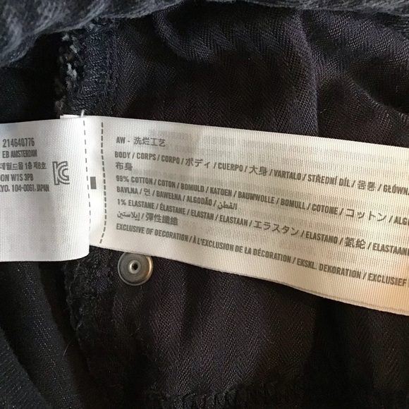 Abercrombie Fitch 00 Short (24S) Mom High Rise Jeans Curve Love Women’s Black - Picture 8 of 9